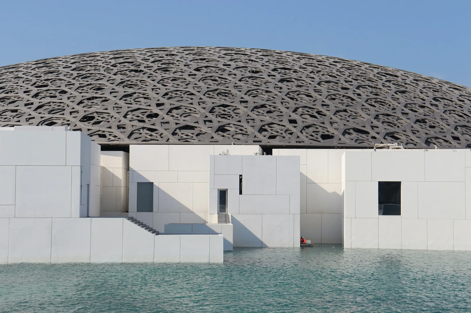 The dome of the Louvre Abu Dhabi