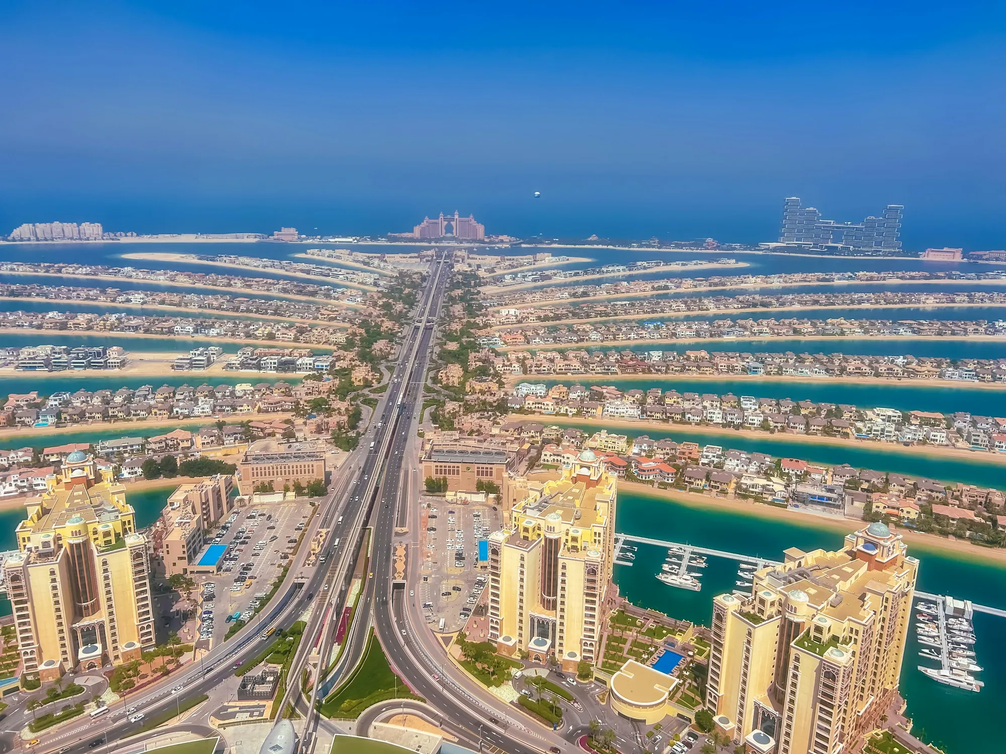 Palm Jumeirah from the air